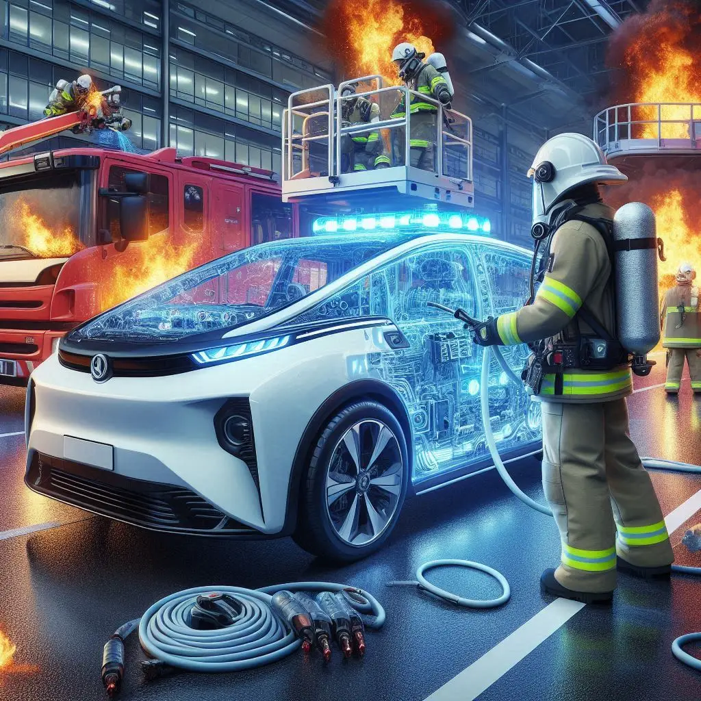 Read more about the article Hydrogen Fuel Cell Vehicles and Fire Safety Considerations